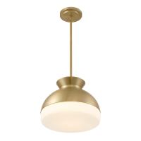 Two Light Pendant by Crystorama - Gidget Collection, Vibrant Gold Finish - GID-4015-VG