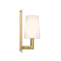 One Light Wall Sconce by Crystorama - Hogan Collection, Aged Brass Finish - HGN-3901-AG