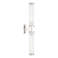 LED Wall Sconce by Crystorama - Jarvis Collection, Polished Nickel Finish - JAR-2302-PN