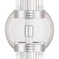 LED Wall Sconce by Crystorama - Jarvis Collection, Polished Nickel Finish - JAR-2302-PN