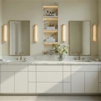LED Wall Sconce by Crystorama - Jarvis Collection, Aged Brass Finish - JAR-2311-AG