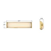 LED Wall Sconce by Crystorama - Jarvis Collection, Aged Brass Finish - JAR-2311-AG