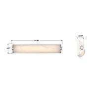 LED Wall Sconce by Crystorama - Jarvis Collection, Polished Nickel Finish - JAR-2311-PN