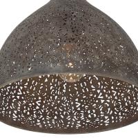 One Light Semi Flush Mount by Crystorama - Jasmine Collection, Forged Bronze Finish - JAS-A5010-FB_CEILING