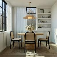 One Light Chandelier by Crystorama - Juniper Collection, Soft Gold Finish - JNP-10543-SG