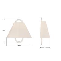 One Light Wall Sconce by Crystorama - Jojo Collection, Vibrant Gold Finish - JOJ-801-VG-MT