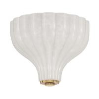 Three Light Semi Flush Mount by Crystorama - Layton Collection, Luxe Gold Finish - LAY-300-LG