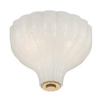 Three Light Semi Flush Mount by Crystorama - Layton Collection, Luxe Gold Finish - LAY-300-LG