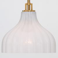 One Light Pendant by Crystorama - Layton Collection, Luxe Gold Finish - LAY-303-LG
