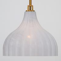 One Light Pendant by Crystorama - Layton Collection, Luxe Gold Finish - LAY-305-LG