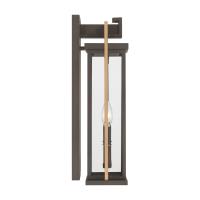 Two Light Outdoor Wall Sconce by Crystorama - Lendel Collection, Twilight Bronze + Textured Gold Finish - LDL-902-TZ-TG