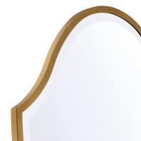 Mirror by Crystorama - Lindee Collection, Antique Gold Finish - LIN-M428-GA