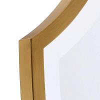 Mirror by Crystorama - Lindee Collection, Antique Gold Finish - LIN-M428-GA