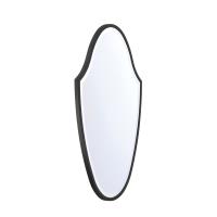 Mirror by Crystorama - Lindee Collection, Matte Black Finish - LIN-M428-MK