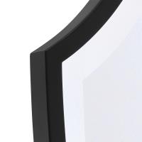 Mirror by Crystorama - Lindee Collection, Matte Black Finish - LIN-M428-MK