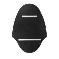 Mirror by Crystorama - Lindee Collection, Matte Black Finish - LIN-M428-MK
