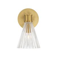 One Light Wall Sconce by Crystorama - Lotus Collection, Luxe Gold Finish - LOT-701-LG