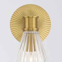 One Light Wall Sconce by Crystorama - Lotus Collection, Luxe Gold Finish - LOT-701-LG