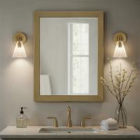 One Light Wall Sconce by Crystorama - Lotus Collection, Luxe Gold Finish - LOT-701-LG