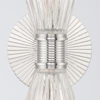 Two Light Wall Sconce by Crystorama - Lotus Collection, Polished Nickel Finish - LOT-702-PN