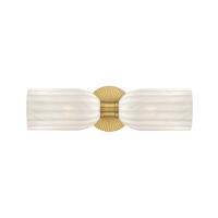 Two Light Wall Sconce by Crystorama - Lotus Collection, Luxe Gold Finish - LOT-712-LG
