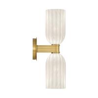 Two Light Wall Sconce by Crystorama - Lotus Collection, Luxe Gold Finish - LOT-712-LG