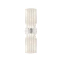 Two Light Wall Sconce by Crystorama - Lotus Collection, Polished Nickel Finish - LOT-712-PN