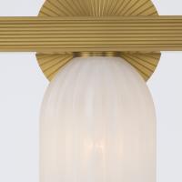 Three Light Bath by Crystorama - Lotus Collection, Luxe Gold Finish - LOT-713-LG