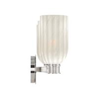 Three Light Bath by Crystorama - Lotus Collection, Polished Nickel Finish - LOT-713-PN