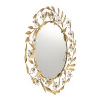 Mirror by Crystorama - Marselle Collection, Antique Gold Finish - MSL-M030-GA