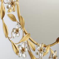 Mirror by Crystorama - Marselle Collection, Antique Gold Finish - MSL-M030-GA