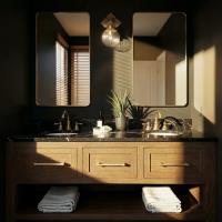 One Light Wall Sconce by Crystorama - Orly Collection, Aged Brass Finish - ORY-1001-AG-CL