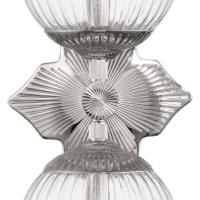 Two Light Wall Sconce by Crystorama - Orly Collection, Polished Nickel Finish - ORY-1002-PN-CL