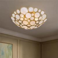 Three Light Semi Flush Mount by Crystorama - Palla Collection, Antique Gold Finish - PAL-524-GA