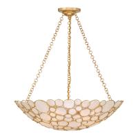 Six Light Chandelier by Crystorama - Palla Collection, Antique Gold Finish - PAL-525-GA