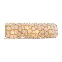 Four Light Bath by Crystorama - Palla Collection, Antique Gold Finish - PAL-526-GA