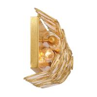 Four Light Bath by Crystorama - Palla Collection, Antique Gold Finish - PAL-526-GA