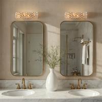 Four Light Bath by Crystorama - Palla Collection, Antique Gold Finish - PAL-526-GA