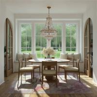 Nine Light Chandelier by Crystorama - Roslyn Collection, Aged Brass Finish - ROS-A1009-AG-CL-MWP