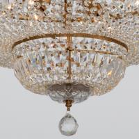 15 Light Chandelier by Crystorama - Roslyn Collection, Aged Brass Finish - ROS-A1015-AG-CL-MWP