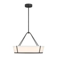 LED Pendant by Crystorama - Royce Collection, Charcoal Bronze Finish - RYC-8106-CZ