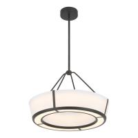 LED Pendant by Crystorama - Royce Collection, Charcoal Bronze Finish - RYC-8106-CZ