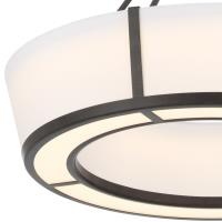 LED Pendant by Crystorama - Royce Collection, Charcoal Bronze Finish - RYC-8106-CZ