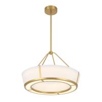 LED Pendant by Crystorama - Royce Collection, Luxe Gold Finish - RYC-8106-LG