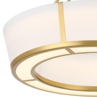 LED Pendant by Crystorama - Royce Collection, Luxe Gold Finish - RYC-8106-LG