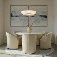 LED Pendant by Crystorama - Royce Collection, Luxe Gold Finish - RYC-8106-LG