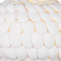 Five Light Chandelier by Crystorama - Talia Collection, Matte White Finish - TAL-9404-MT