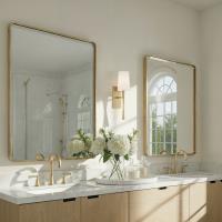 One Light Wall Sconce by Crystorama - Trenton Collection, Aged Brass Finish - TRE-221-OP-AG