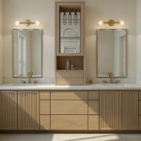 LED Bath by Crystorama - Terrell Collection, Luxe Gold Finish - TRL-2801-LG