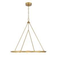 LED Chandelier by Crystorama - Terrell Collection, Luxe Gold Finish - TRL-2805-LG